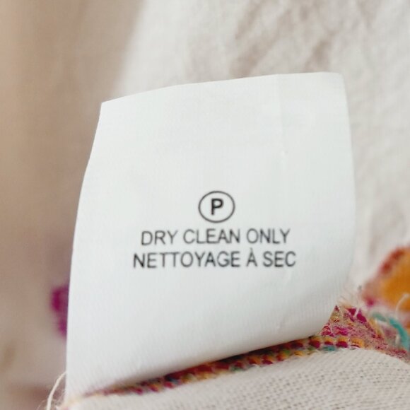 Echo, Southwestern, Lightweight, Poncho with Embroidered Accents, Fringe Trim OS - Picture 12 of 12